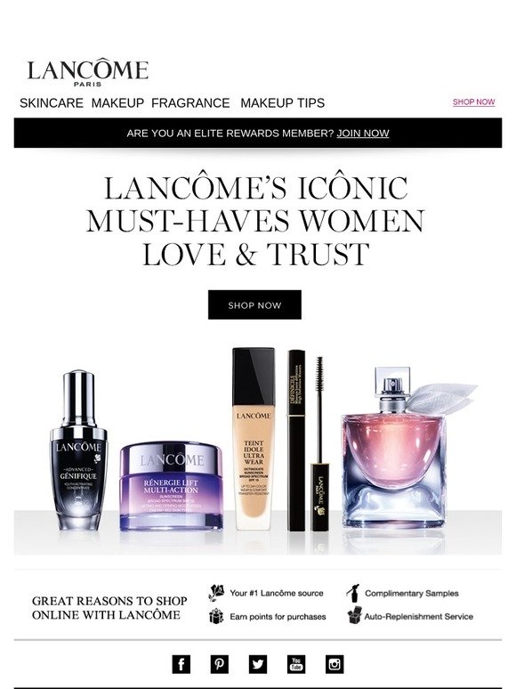 Lancôme US: Discover Our Best-Sellers | Milled