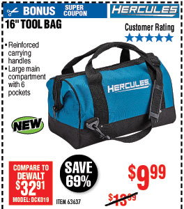 16 in. Tool Bag