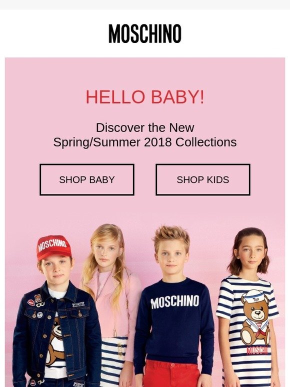 moschino baby 2018