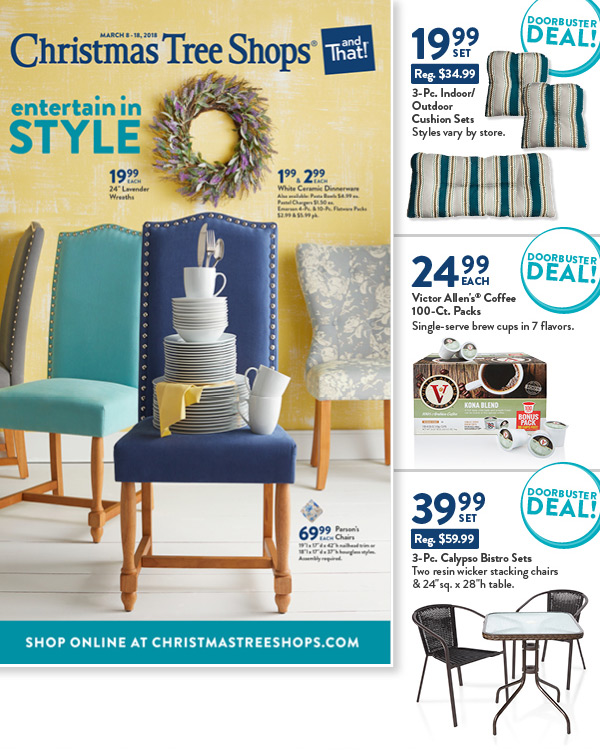 Christmas Tree Shops It's Here...Our New Flyer! + Free Shipping Milled