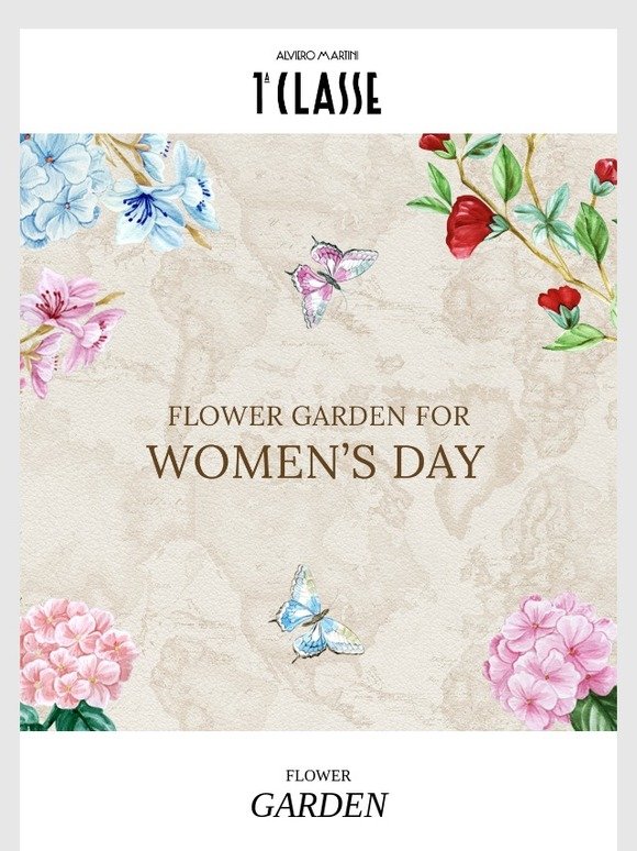 Alviero Martini Prima Classe: Flower Garden for Women's Day | SS18 | Milled