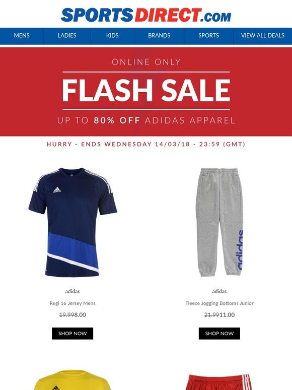 adidas uk flash sale