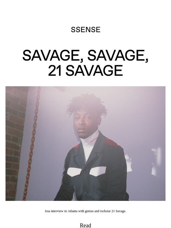 21 savage ssense