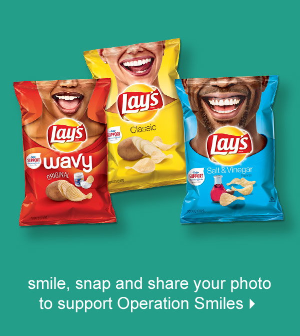 smile, snap and share your photo to support Operation Smiles