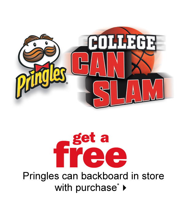 get a free Pringles can backboard in store with purchase*
