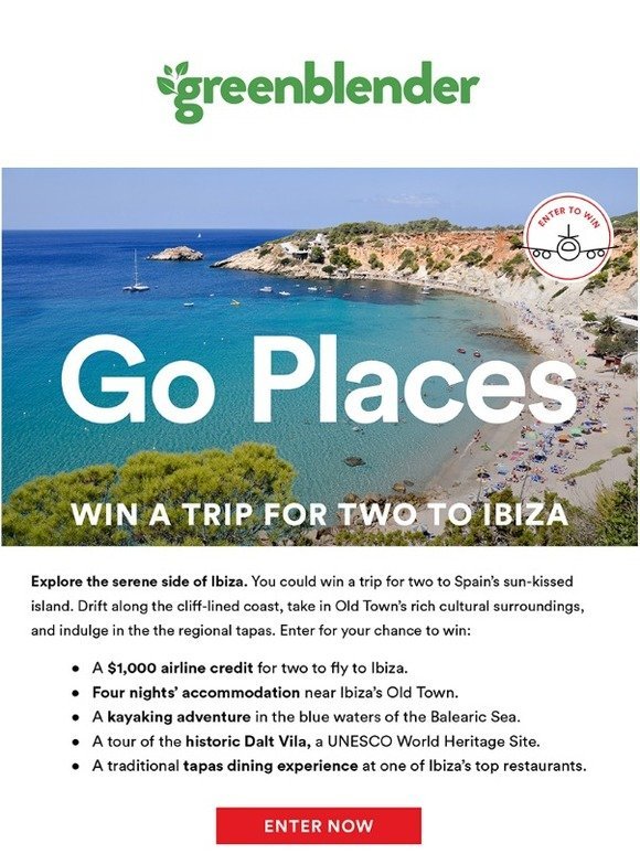 Win a Trip to Ibiza!