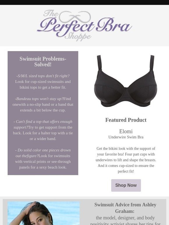 The Perfect Bra Shoppe - Bras, Lingerie and Swimwear: What do Cookie  Monster, armor, and lettuce have in common?