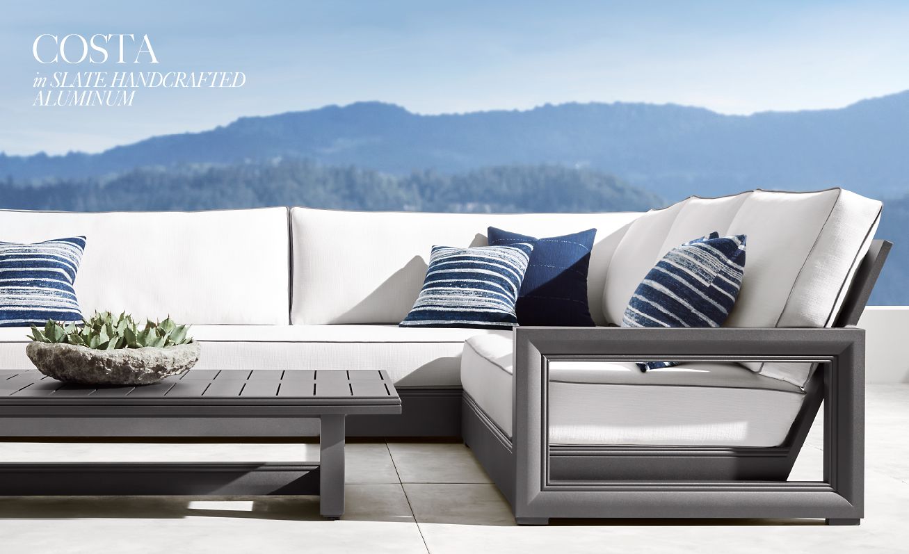 Restoration Hardware Introducing the Costa Outdoor Collection in