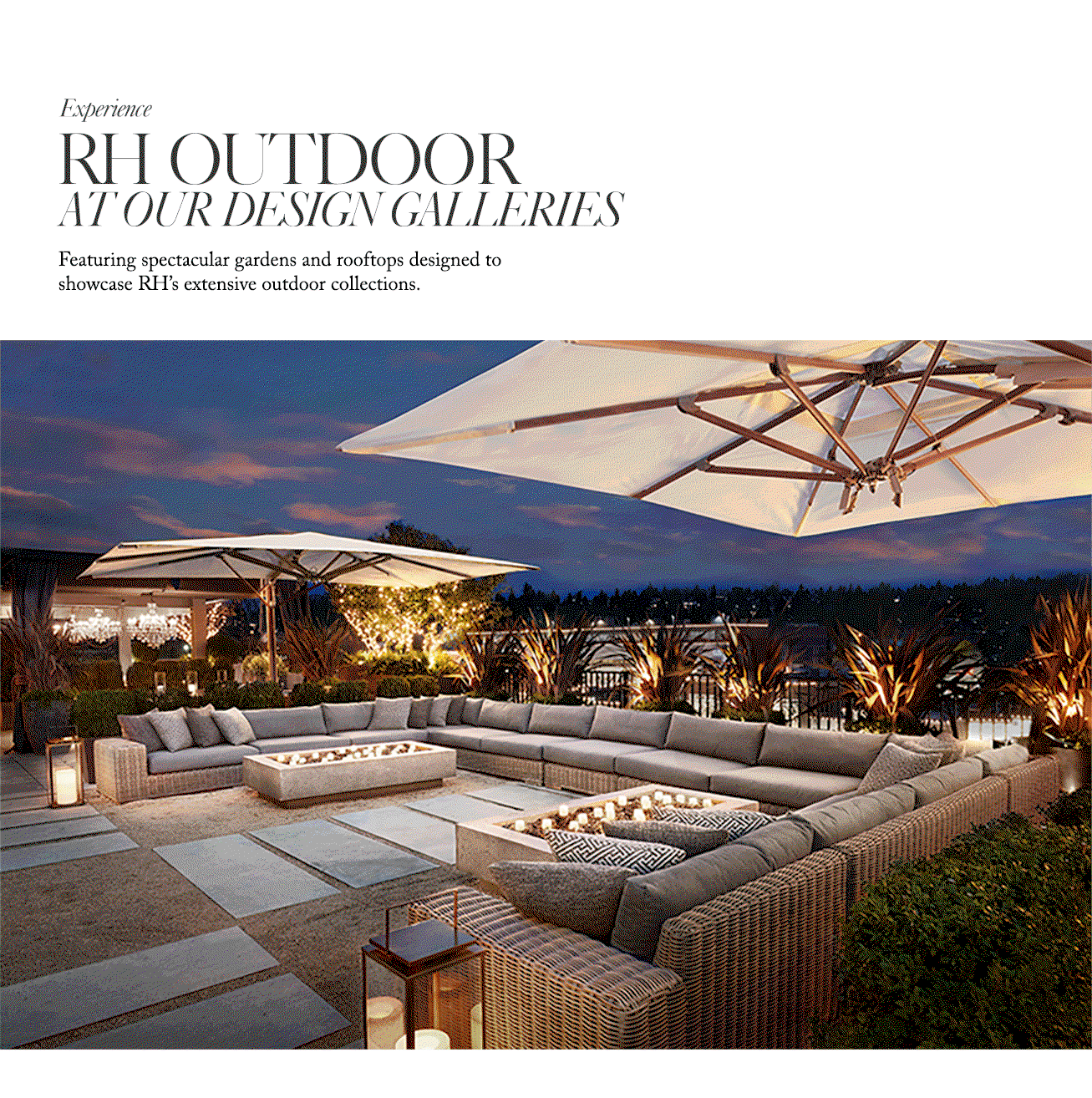 Restoration Hardware Introducing the Costa Outdoor Collection in