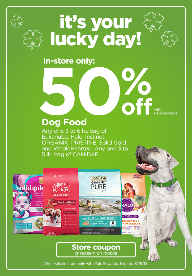 PETCO Tomorrow s your dog s lucky day Milled