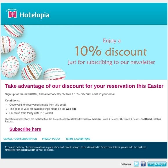 Hotelopia Email Newsletters Shop Sales Discounts And Coupon Codes