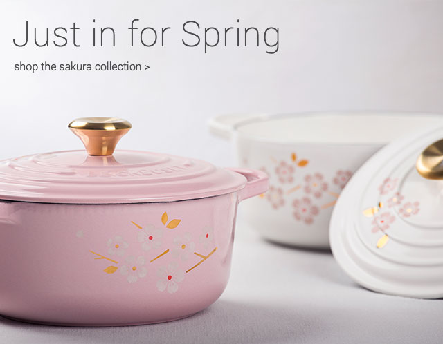 Le Creuset: More Blooms For Spring: The Sakura Collection | Milled