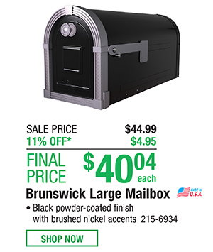 Brunswick Large Mailbox