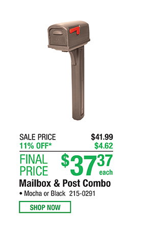 Mailbox & Post Combo