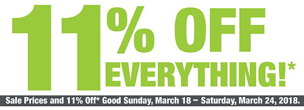 11% Off Everything*
