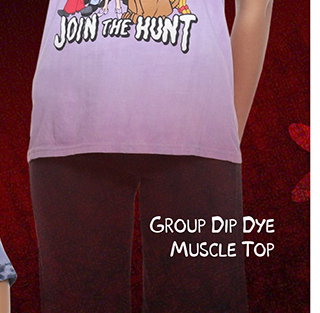 Group Dip Dye Muscle Top
