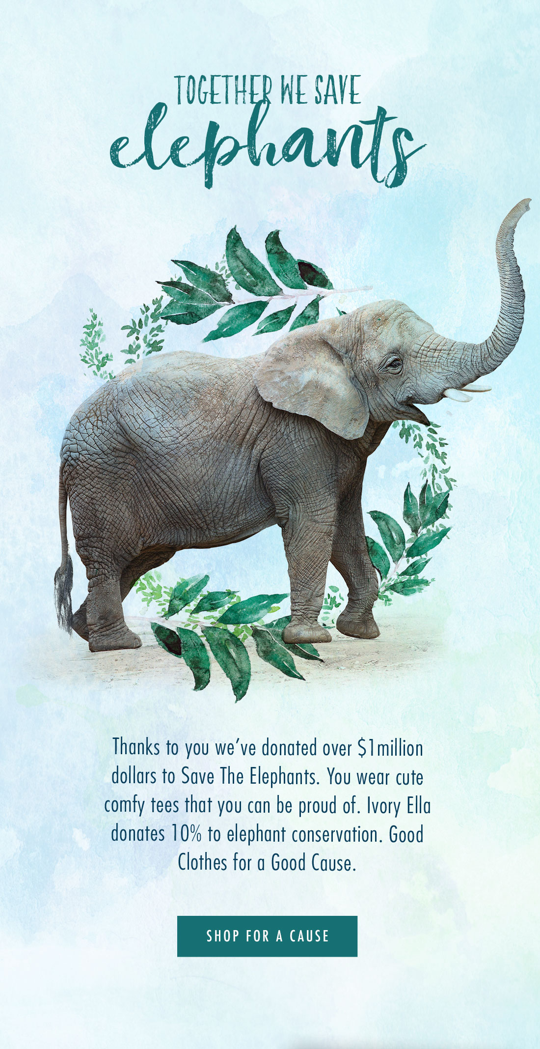 Ivory Ella Help Us Save The Elephants Milled