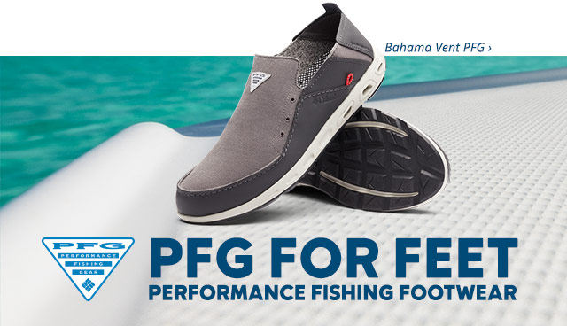 Columbia: New fishing-ready footwear.