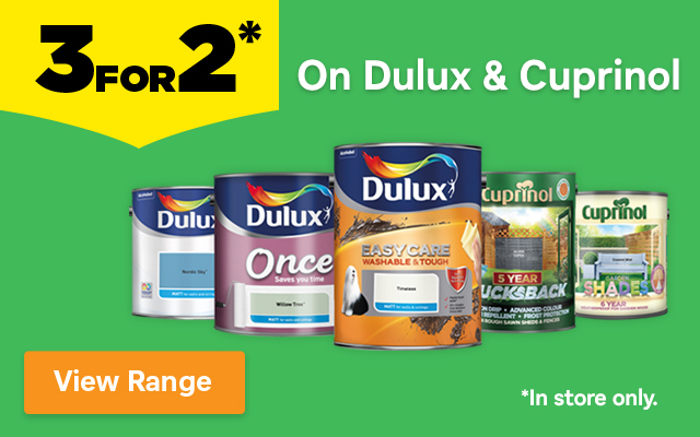 Homebase 3 For 2 Dulux Cuprinol Perfect For Your Home And Garden Milled