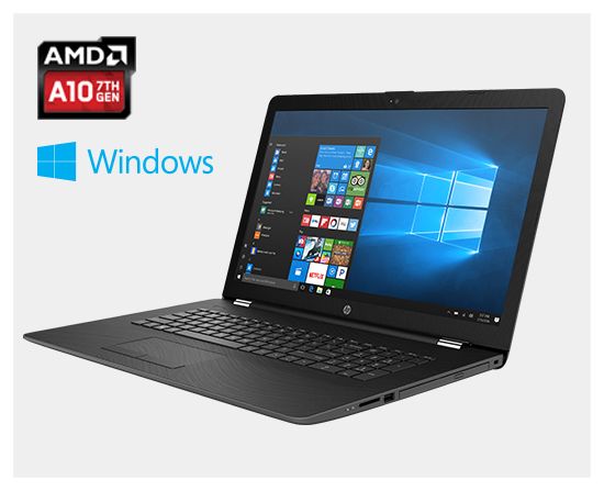 HP 17.3-inch Touchscreen Laptop with AMD A10 Processor and 2GB AMD Graphics