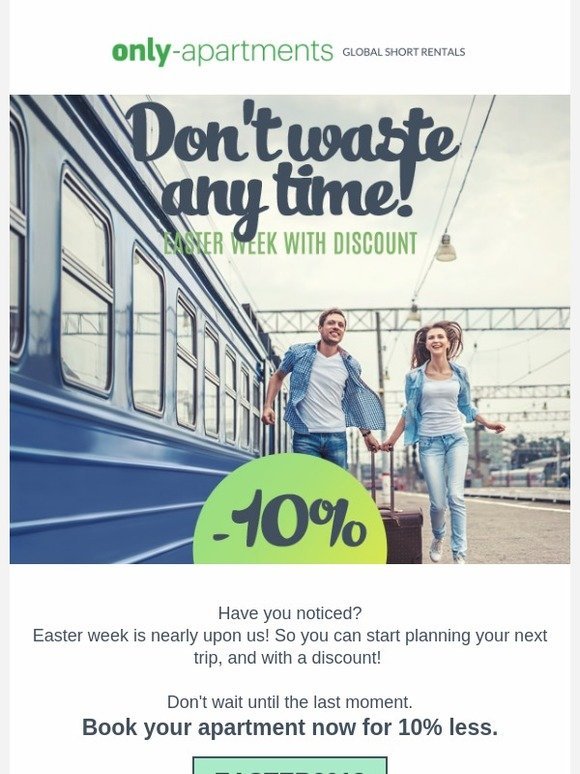 Easter week: ... Would you like a discount?