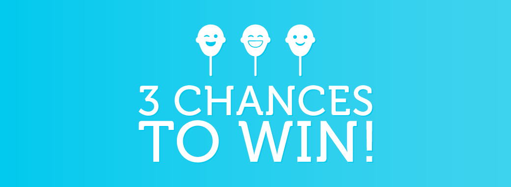 3 chances to win