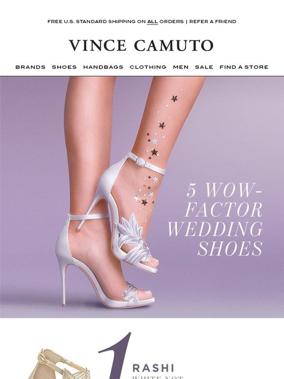 vince camuto wedding shoes