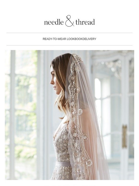 needle and thread veil