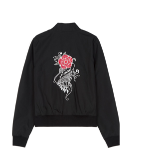 Amy Winehouse Embroidered Harrington Jacket