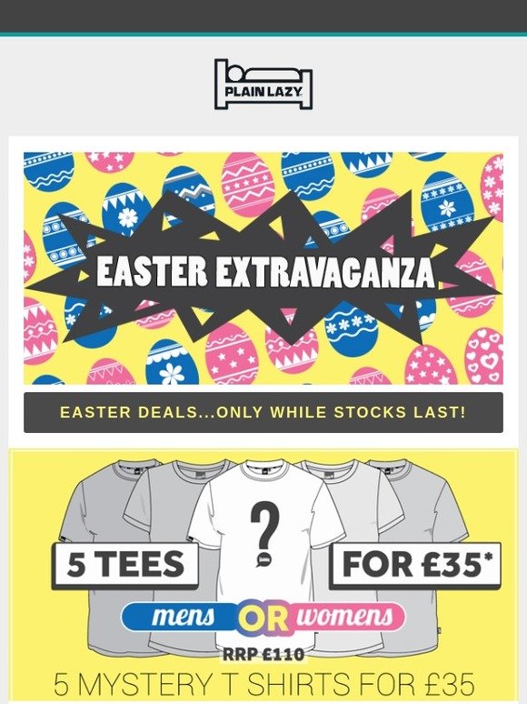 LAST CHANCE! 5 T SHIRTS FOR £35 & SKATEBOARD BUNDLES ONLY £29