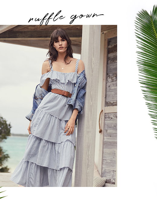 Ruffle Gown