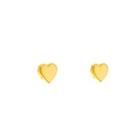 Orecchini Cuore a lobo in oro 