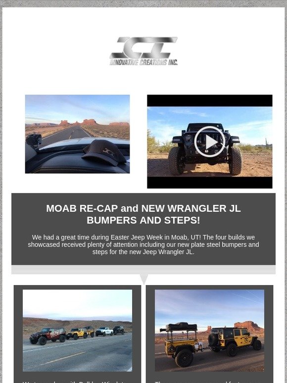 Moab Jeep Week Recap and New Jeep JL Parts! Milled