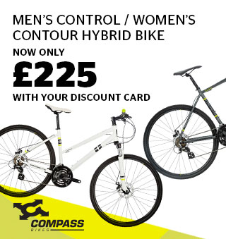 compass contour women's hybrid bike