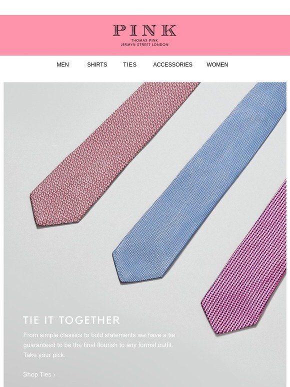 Thomas Pink: Tie not required, The Independent Shirt