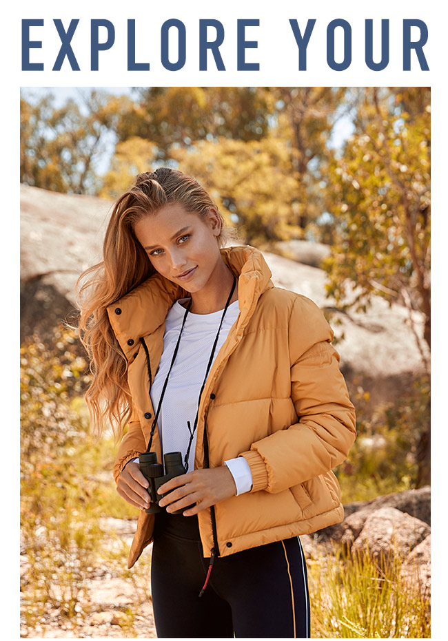 cotton on puffer jacket