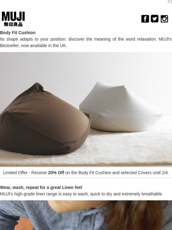 body fit cushion cover