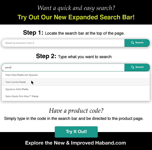 Shop the New & Improved Haband.com! Shop the New & Improved Haband.com