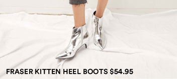 Fraser kitten heel boots | Shop Now