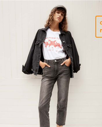 Mid rise crop jean | Shop Now