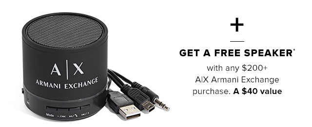 armani exchange bluetooth speaker