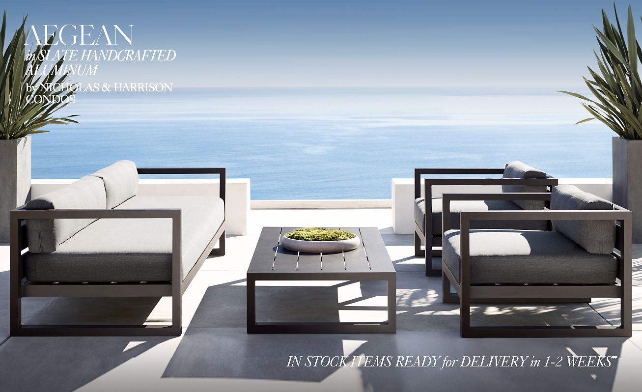 Restoration Hardware Introducing the Balmain Outdoor Collection Milled