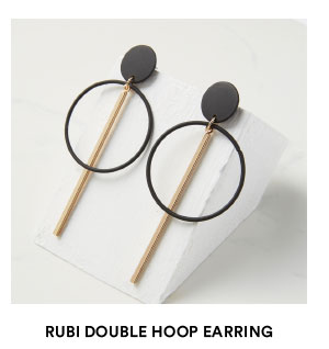 Rubi double hoop earrings | Shop Now
