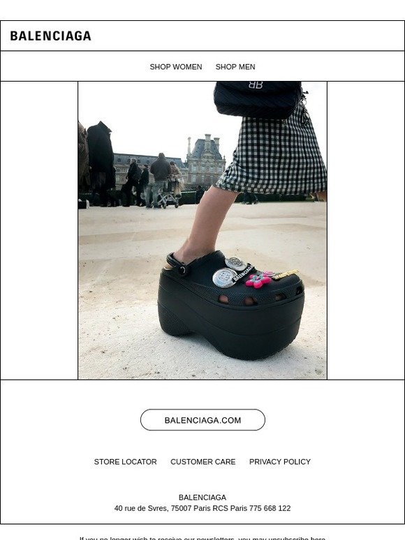 balenciaga foam platform