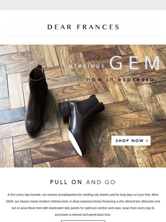 dear frances gem boots