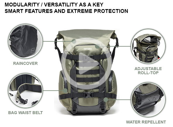 GITZO Adventury 30L swooshy camera backpack