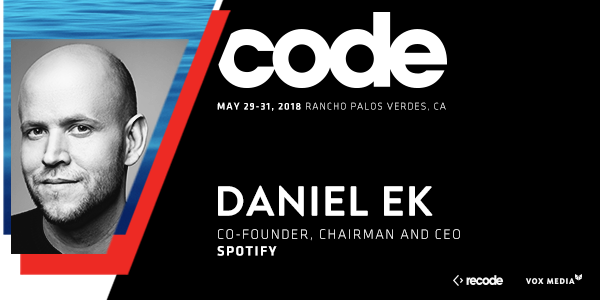 Recode Code Spotify Ceo Daniel Ek S First Live Interview Since The Ipo Milled