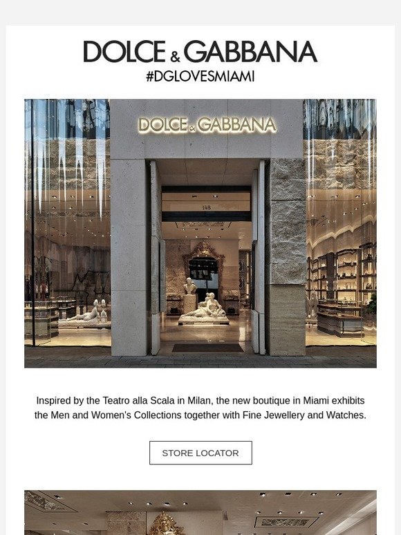 dolce and gabbana store locator