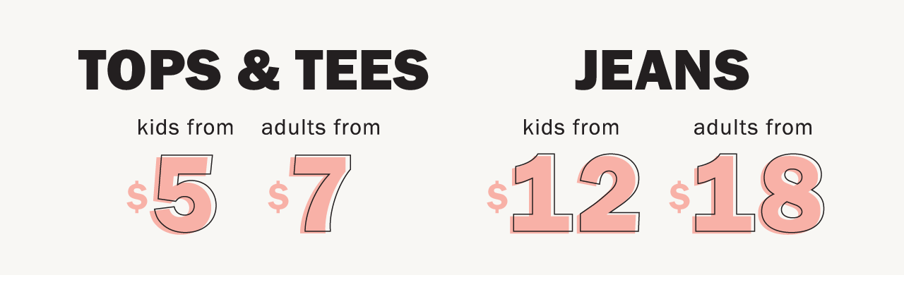 TOPS & TEES | JEANS