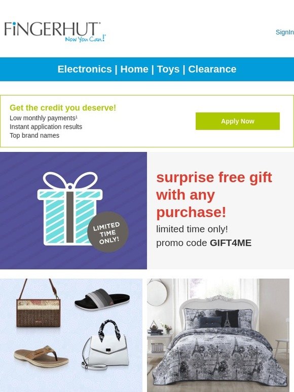 Fingerhut Fingerhut Surprise FREE GIFT with any purchase! Milled